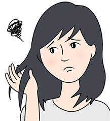 髪の質の低下